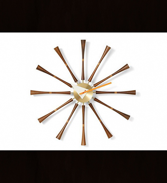Часы Spindle Clock фабрики Vitra